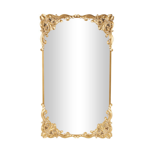 Tall Metal Ornate Baroque Floor Mirror, 72"