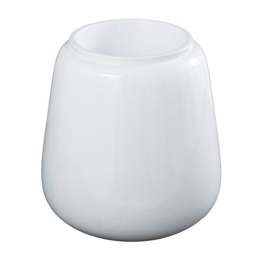 Polished Resin Wide Floor Vase