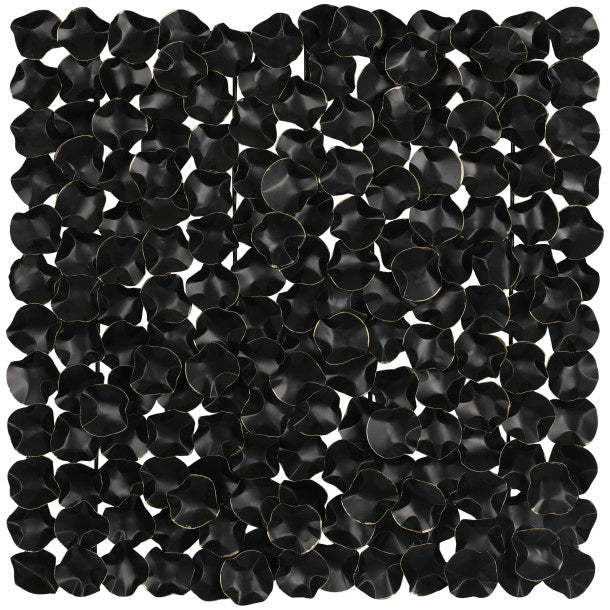 3D Bent Metal Square Wall Decor, 38"