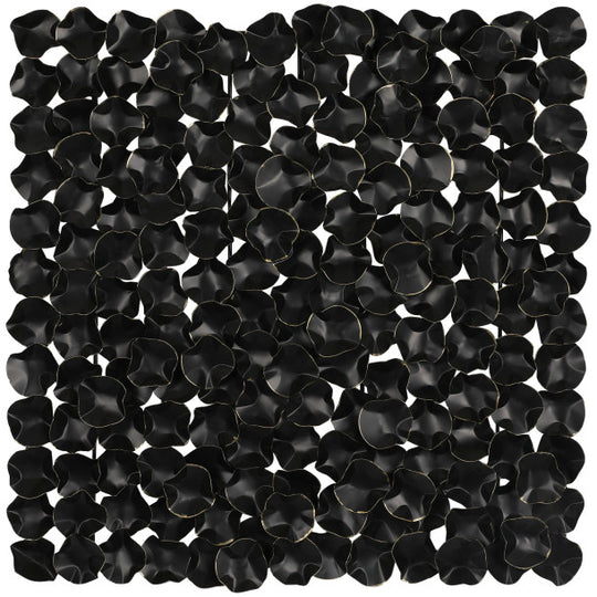 3D Bent Metal Square Wall Decor, 38"