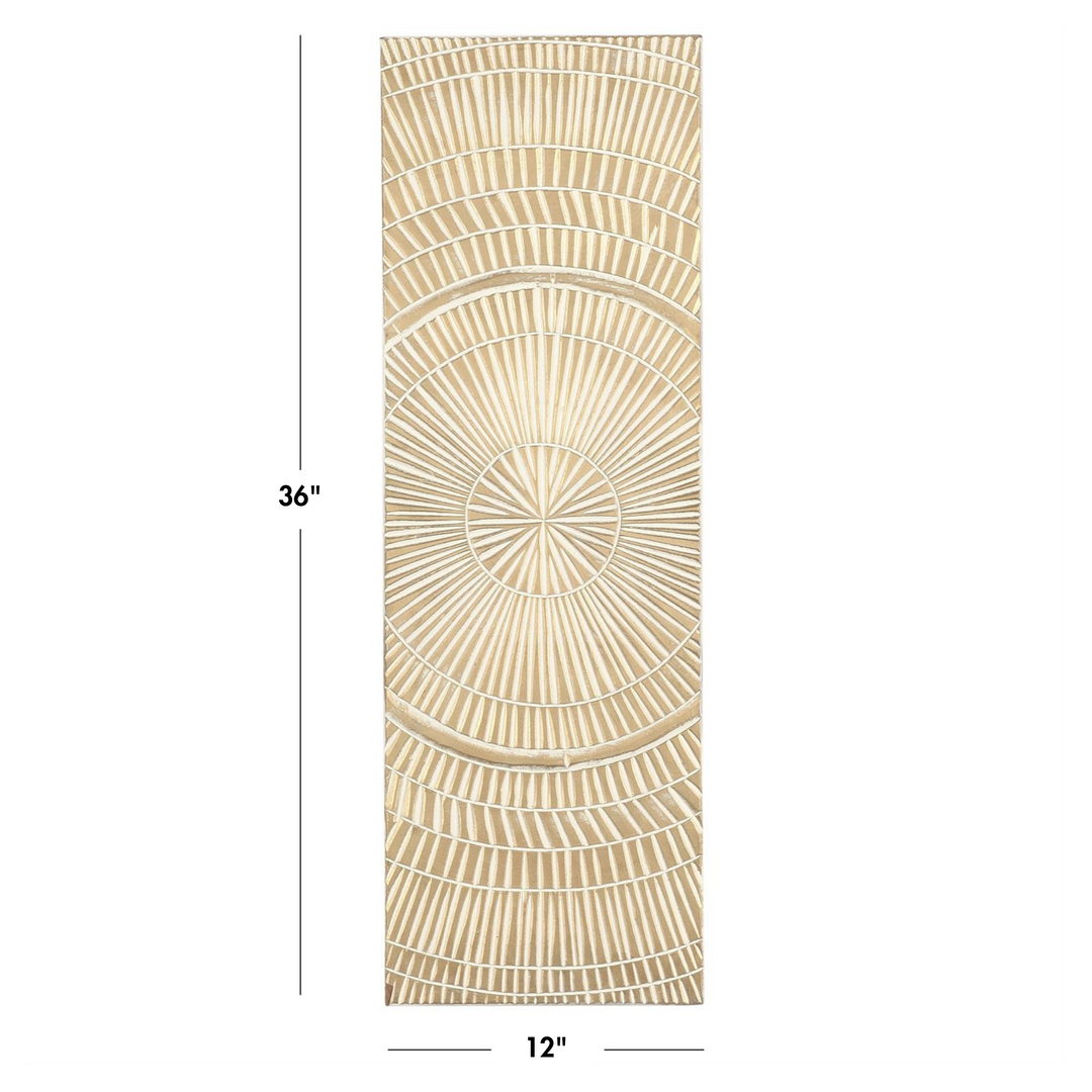 Skinny Celestial Handmade Wooden Wall Panels Set, 36"