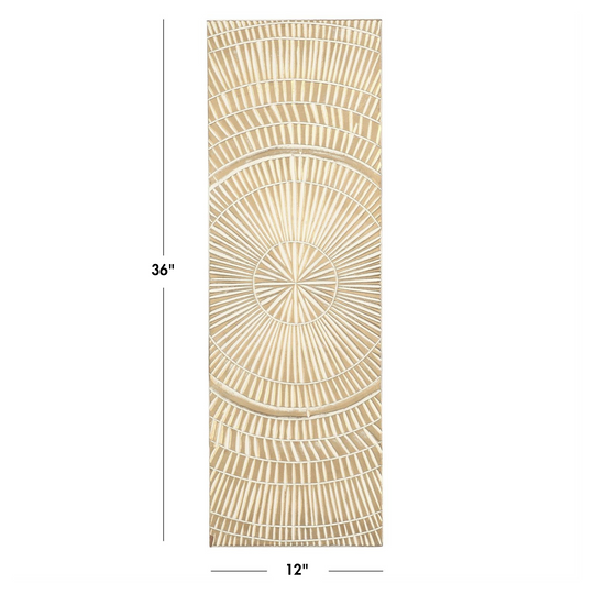 Skinny Celestial Handmade Wooden Wall Panels Set, 36"