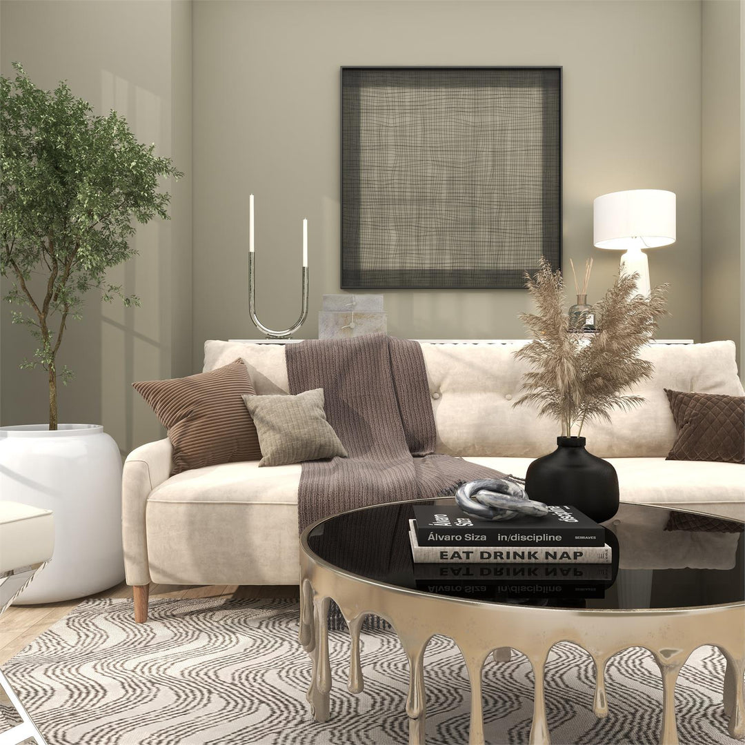 Stainless Steel Abstract U-Shaped Candelabra Set
