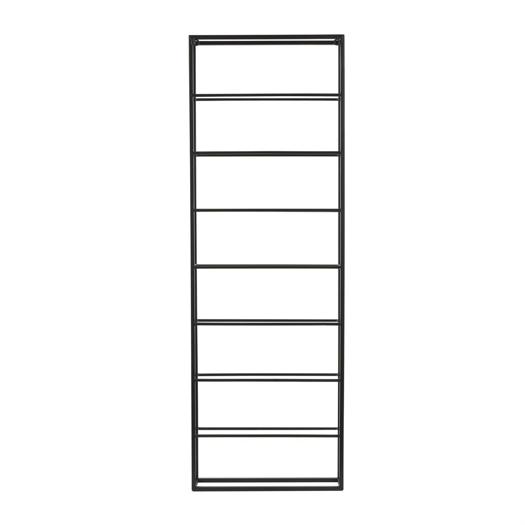 Metal 8 Bottle Wall Wine Rack, Open Frame