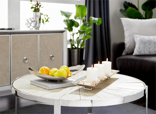 Triangular Metal Raw Edge Decorative Plate