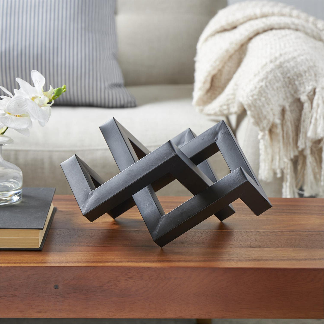 3D Geometric Knot Metal Sculpture