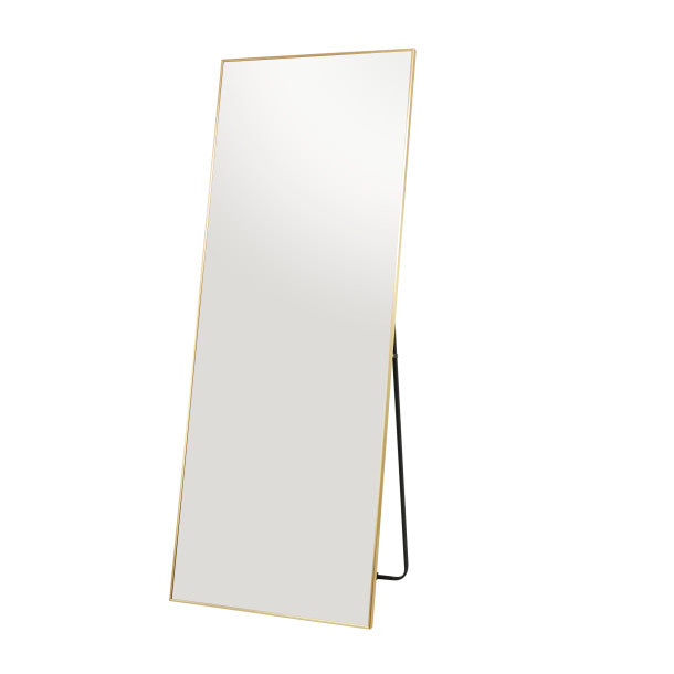 Framed Floor Mirror with Stand, 65"