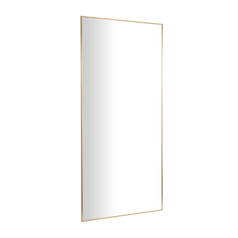 Metal Thin Framed Wall Mirror, 71"