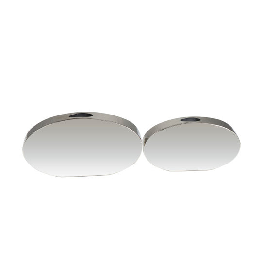 Oval Thin Stainless Steel Vase Set