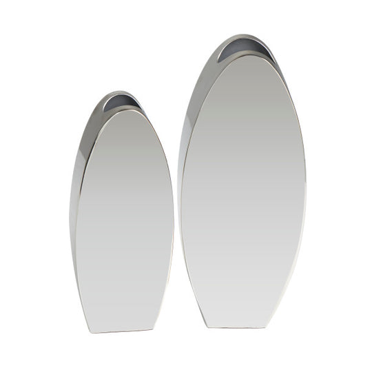 Tall Thin Stainless Steel Vase Set