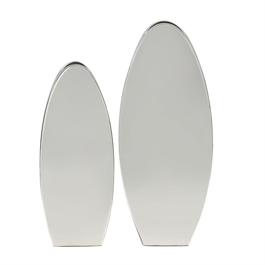 Tall Thin Stainless Steel Vase Set