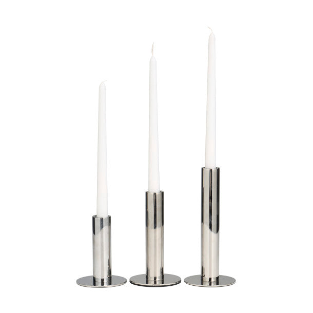 Slim Minimalistic Candle Holder Trio Set