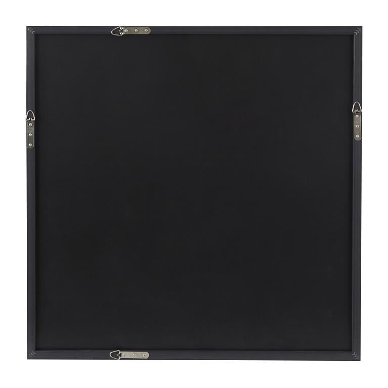 Spiral 3D Geometric Square Shadow Box, 32"