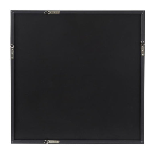 Spiral 3D Geometric Square Shadow Box, 32"