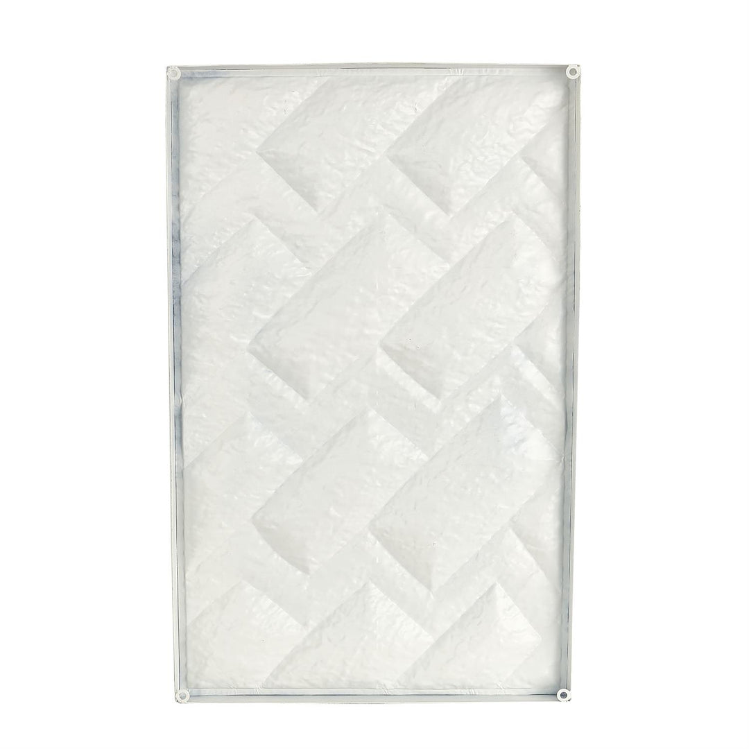 Angular Molded Metal Geometric 3D Wall Art