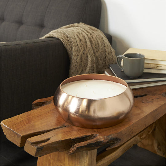 XL 5 Wick Scented Candle in Metal Bowl, 125 oz