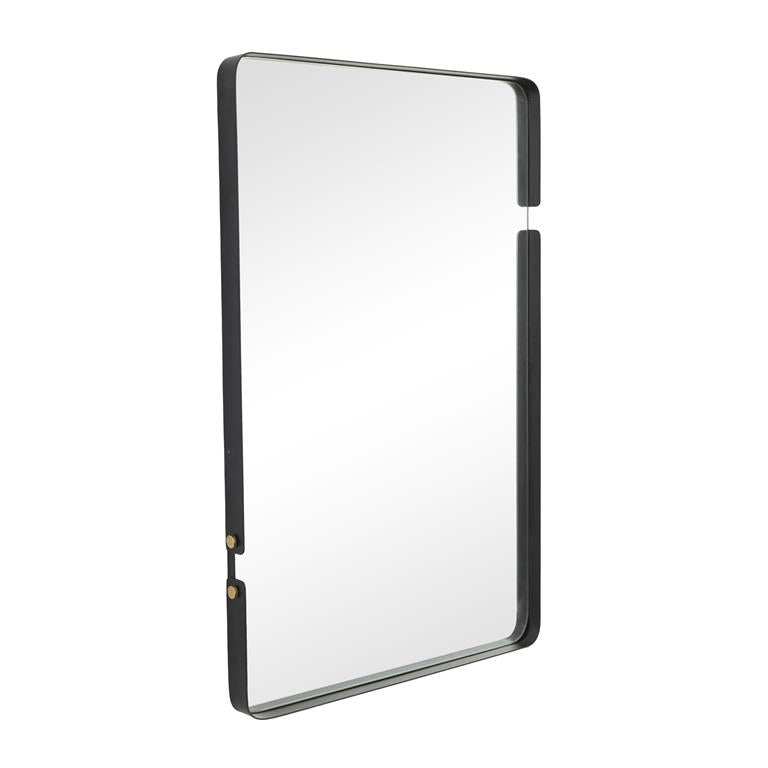 Thin Framed Wall Mirror, 32"