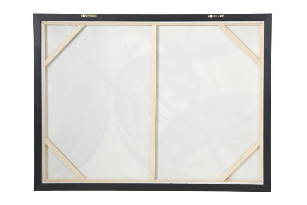 Abstract Motion Wall Art with Gold Frame Set