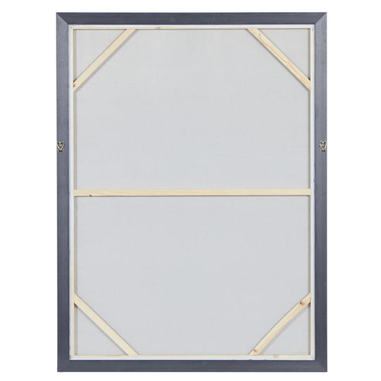Smoky Grey and Gold Geode Ombre Wall Art with Gold Frame