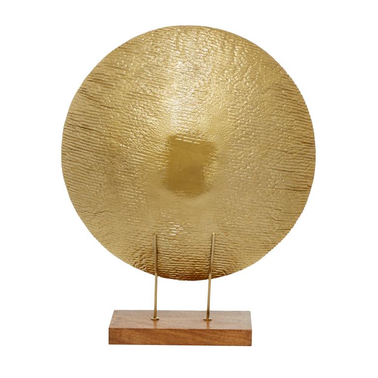 Textured Metal Plate Sculpture