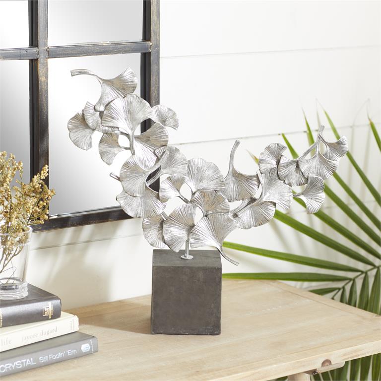 Gingko Leaves Metal Sculpture