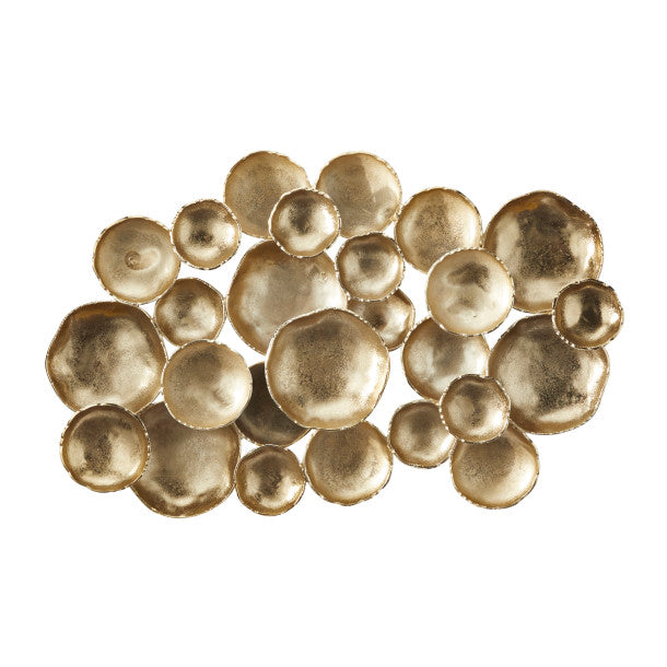 3D Large Metal Plate Wall Art with Uneven Edges